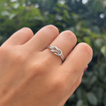 Anillo nudo mediano