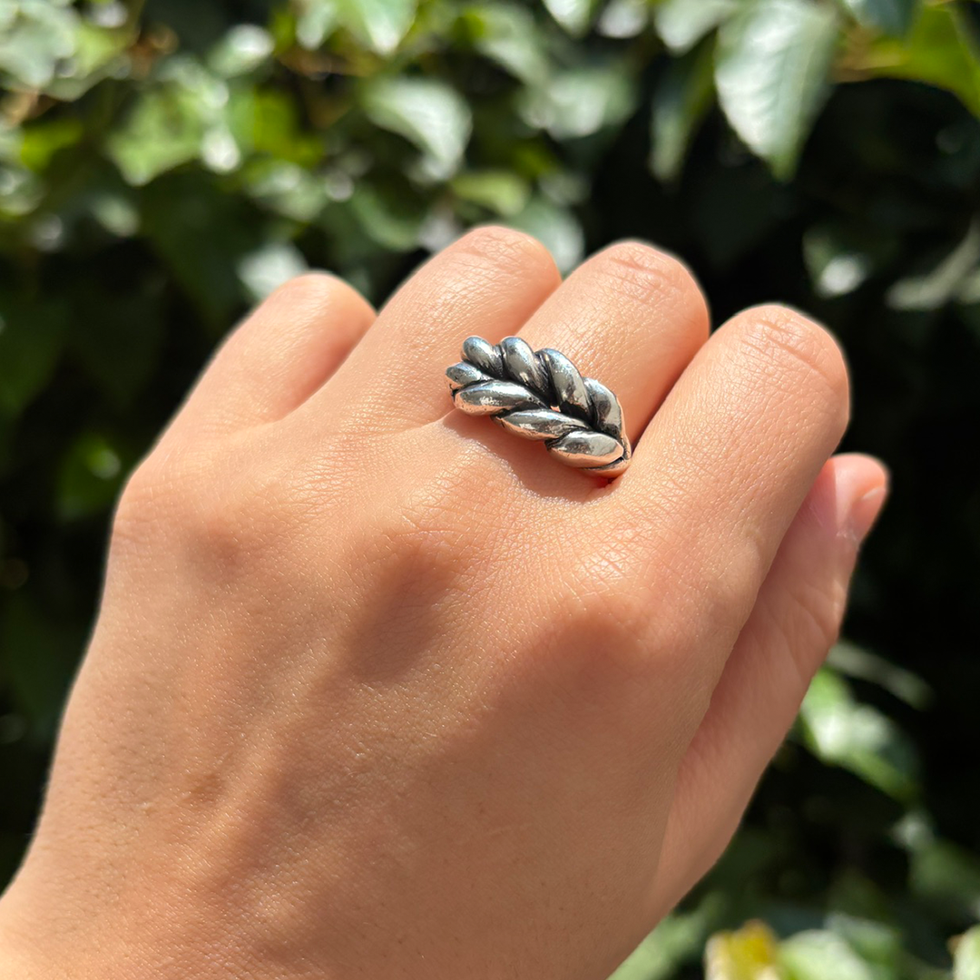 Anillo trenza