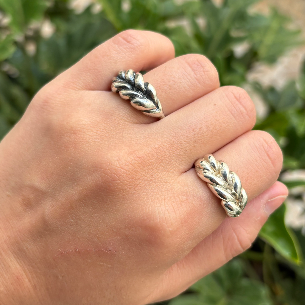 Anillo trenza