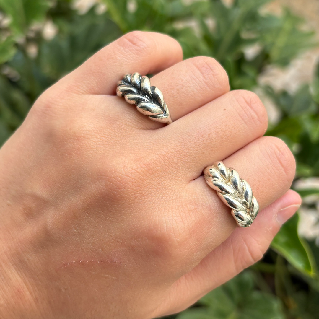 Anillo trenza