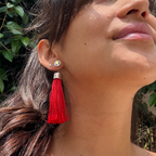 Aretes de Pompón