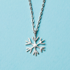 Collar copo de nieve
