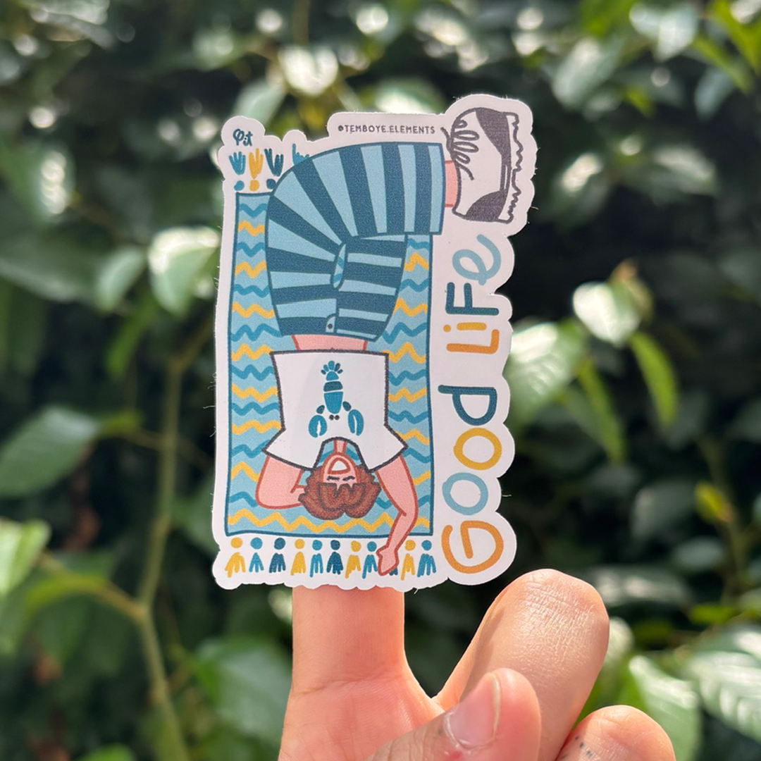 Sticker Good Life Azul