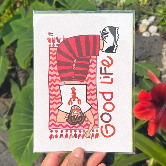 Print Good Life Rosa