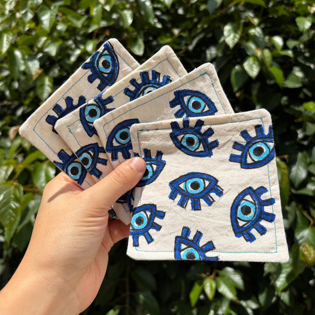 Portavasos Ojos