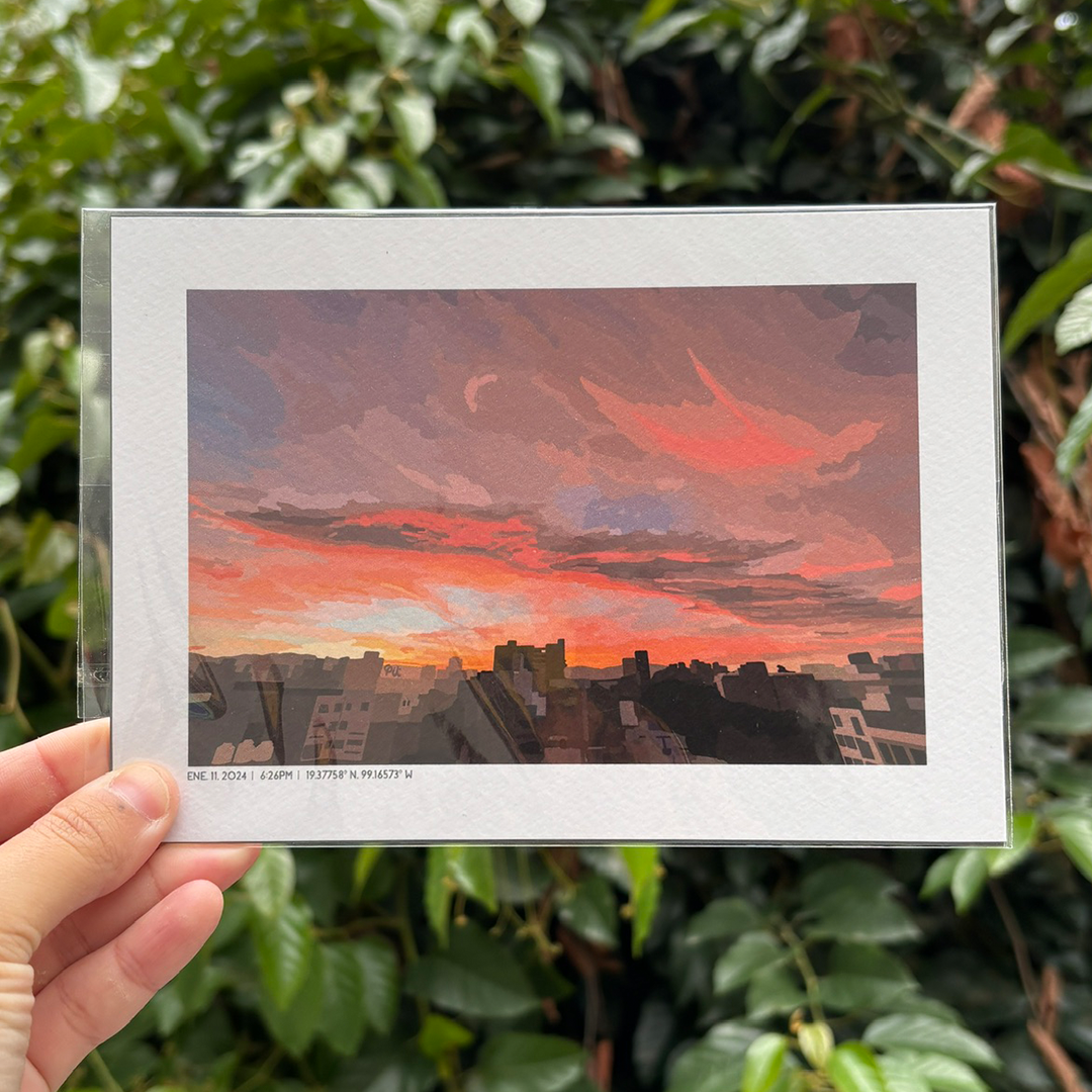 Print Atardecer del Valle