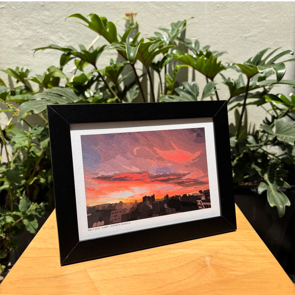 Print Atardecer del Valle