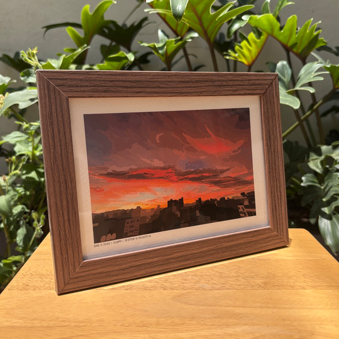 Print Atardecer del Valle