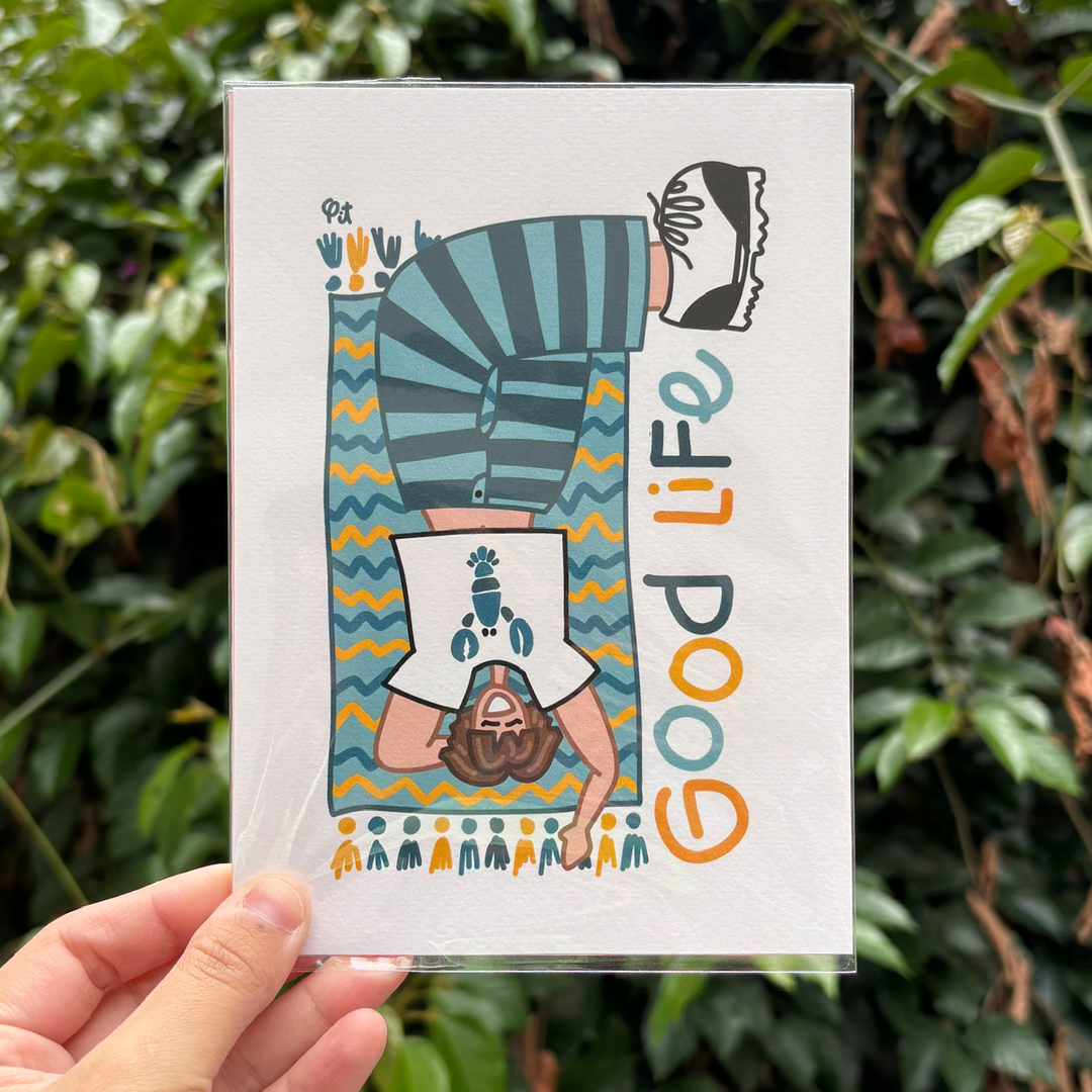Print Good Life Azul
