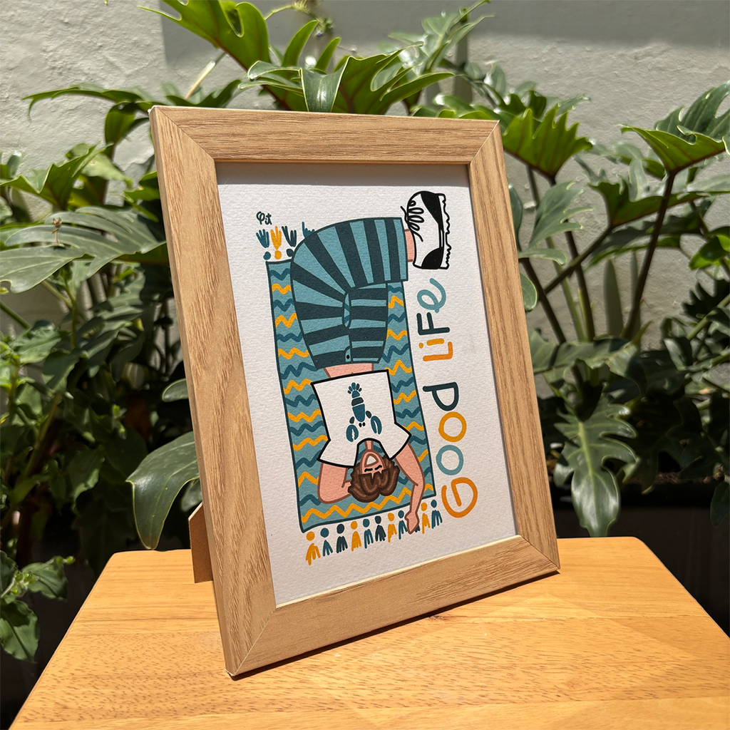 Print Good Life Azul