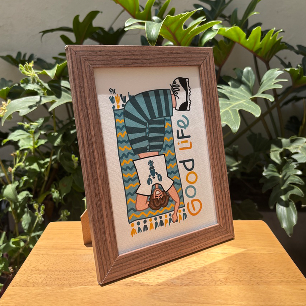 Print Good Life Azul