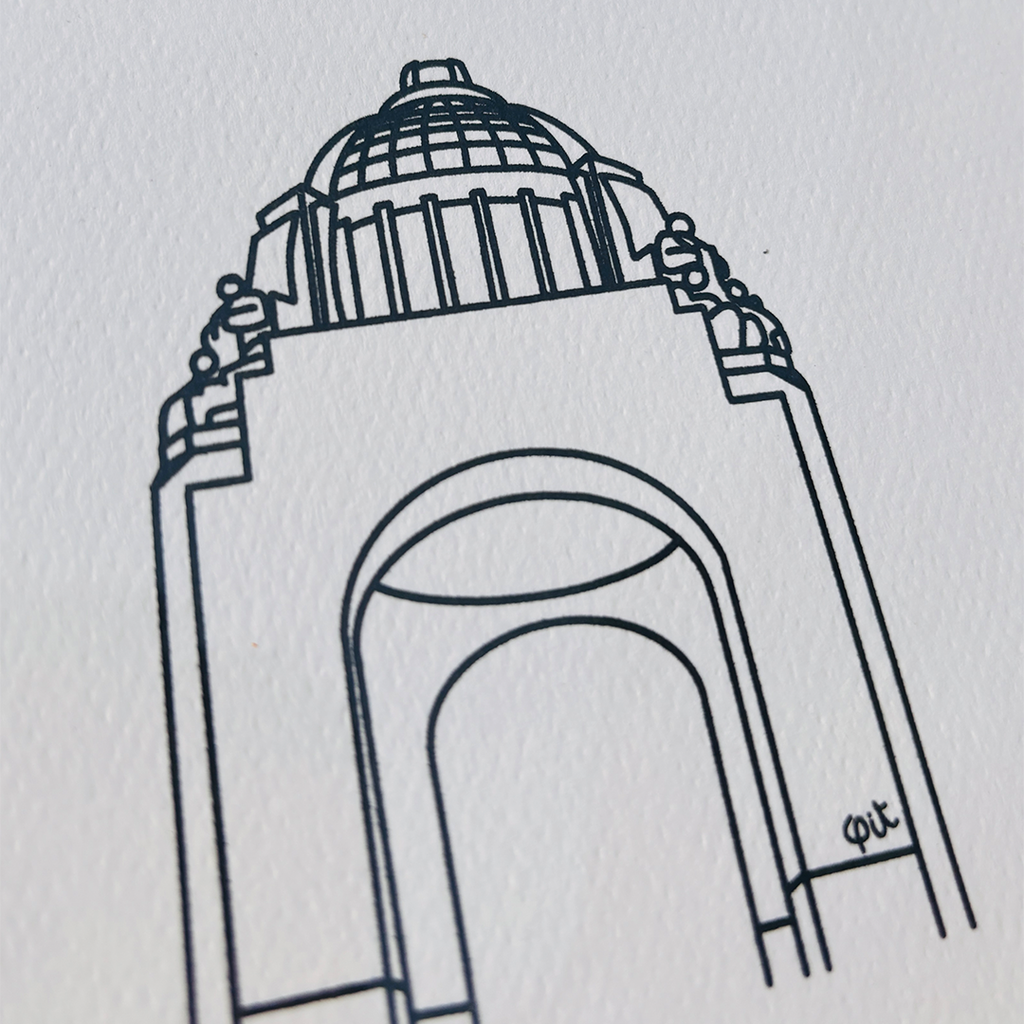 Print Monumento a la Revolución