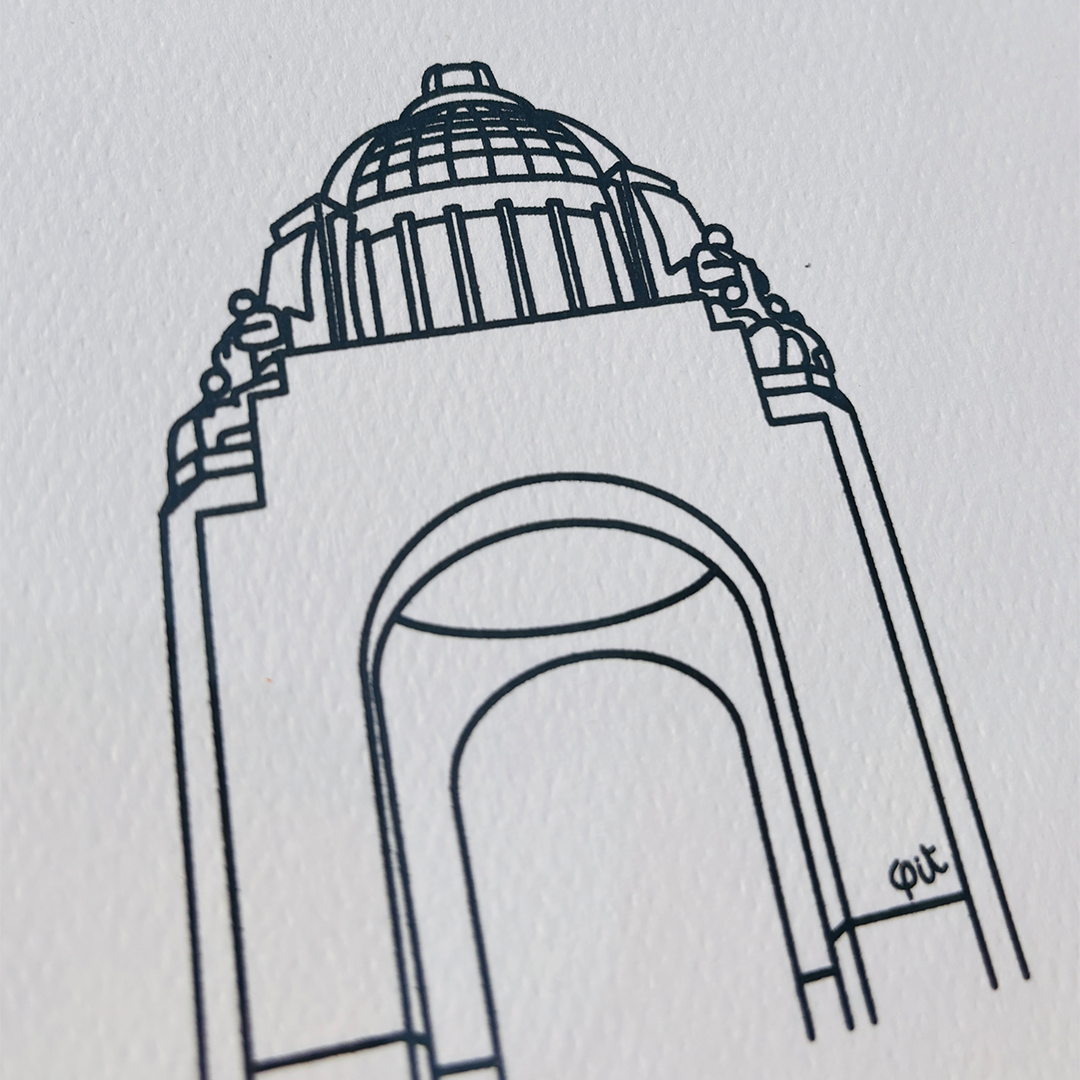 Print Monumento a la Revolución