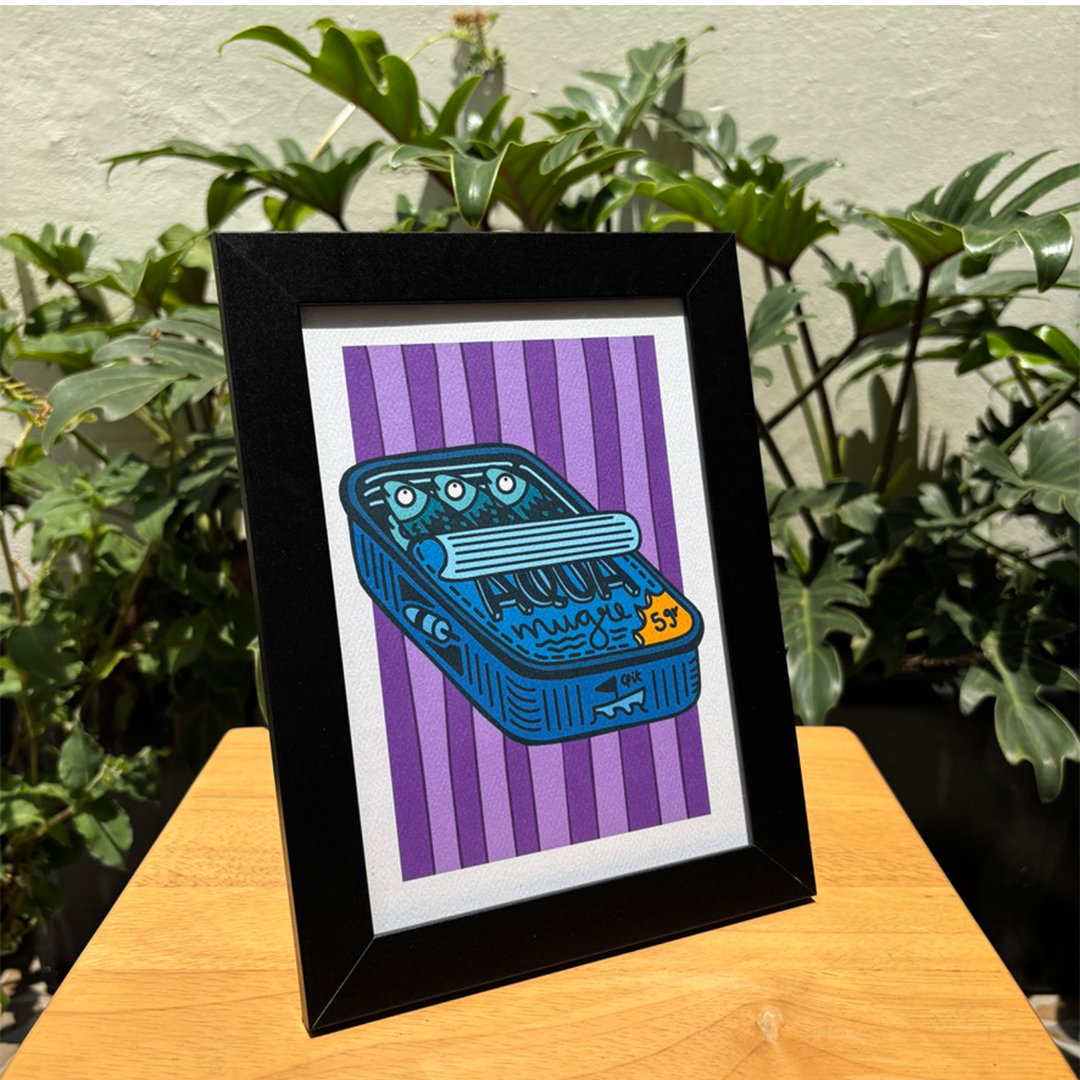 Print Sardinas Morado